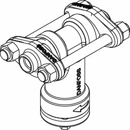 Danfoss FA — сетчатый фильтр с фланцевым присоединением FA 20 Фильтр 006-0074  - Вид №11