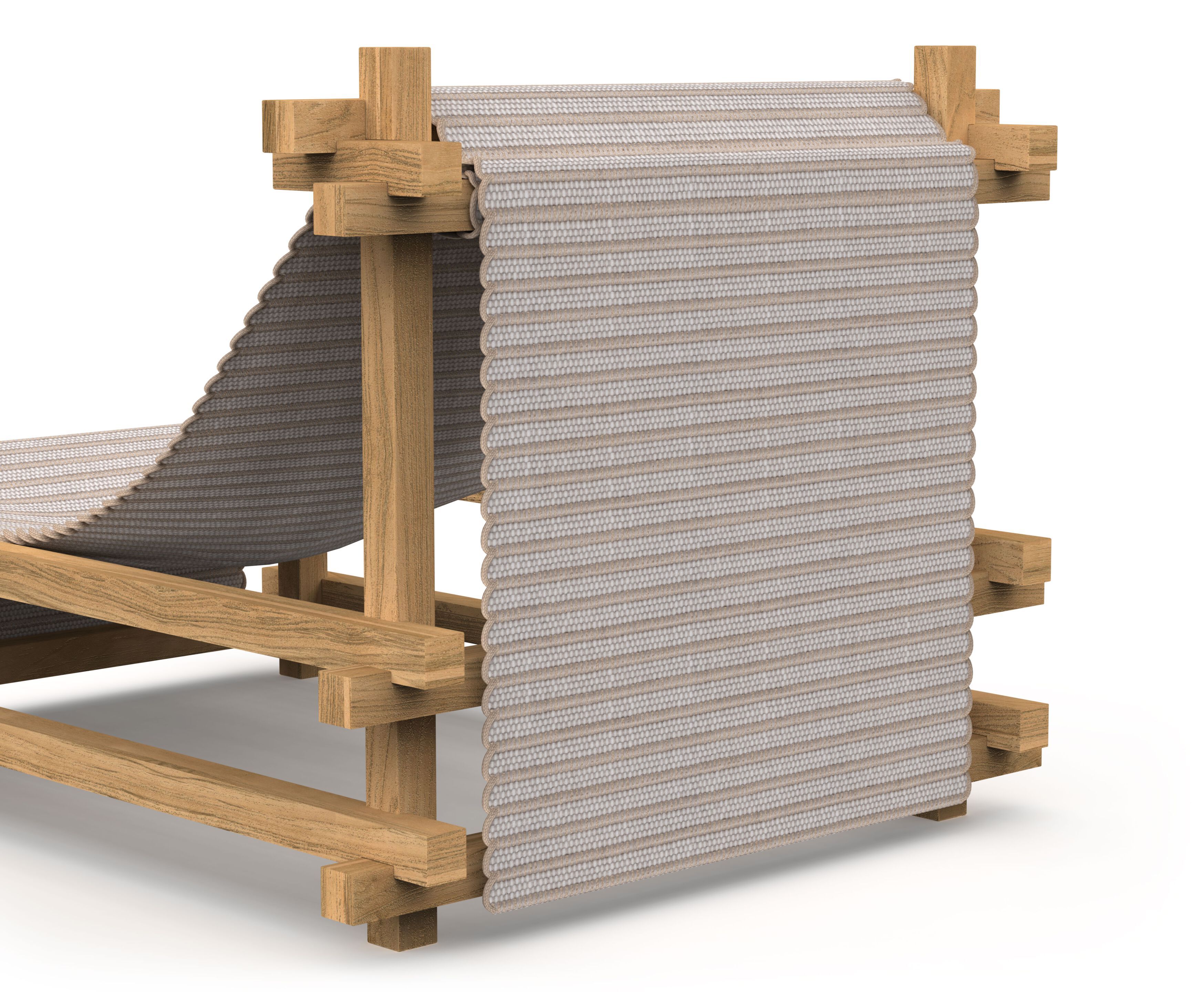 Садовое кресло с подставкой для ног GANDIABLASCO Gandiablasco Edition x Kengo Kuma ARCH-00055045 - Вид №3