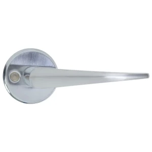 Ручки дверные на розетке Palladium 019 (5/60), алюминий, цвет матовый хром