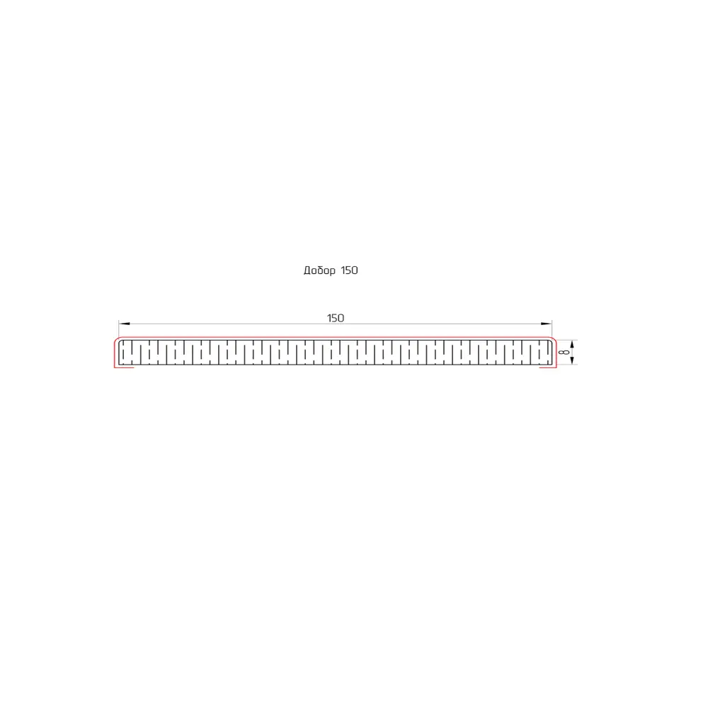 Доборная планка Santreyd для дверной коробки Виктория серый бетон 88477343 STLM-1463870 - Вид №2
