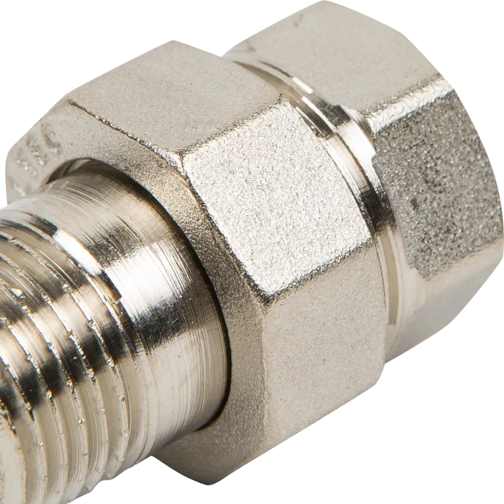 Сгон прямой Valtec, американка, внутренняя-наружная резьба, 1/2", никелированная латунь 10508879 STLM-2133500  - Вид №2