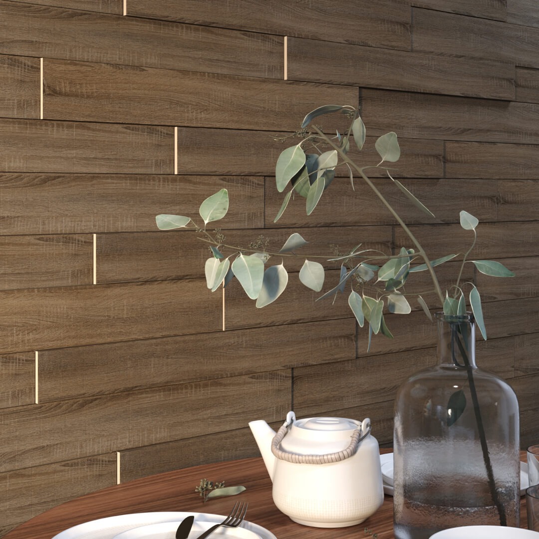 Панели 3D МДФ STELLA Дуб Винтаж (уп-1,13кв.м) Standart STSR-35 - Вид №7