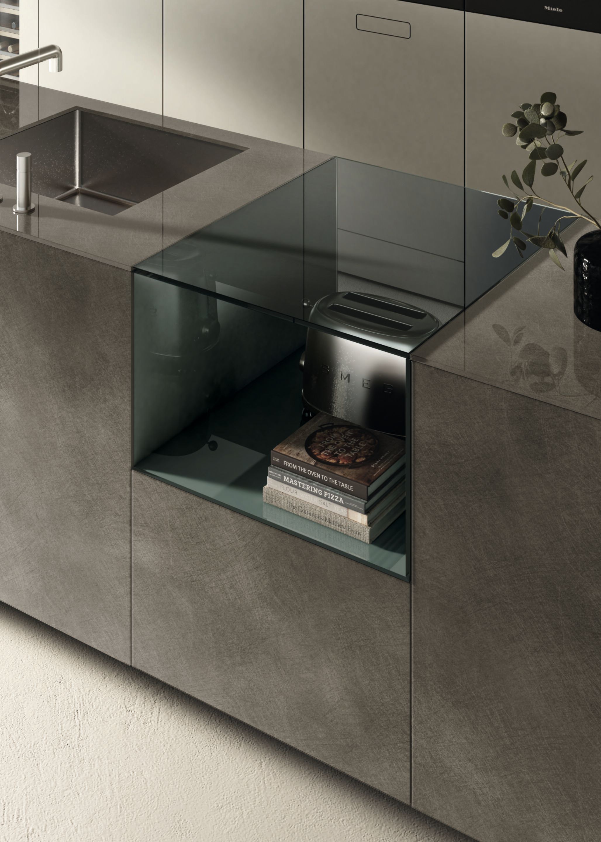 Встроенная кухня с островом Lago 36e8 ARCH-00112709 - Вид №2