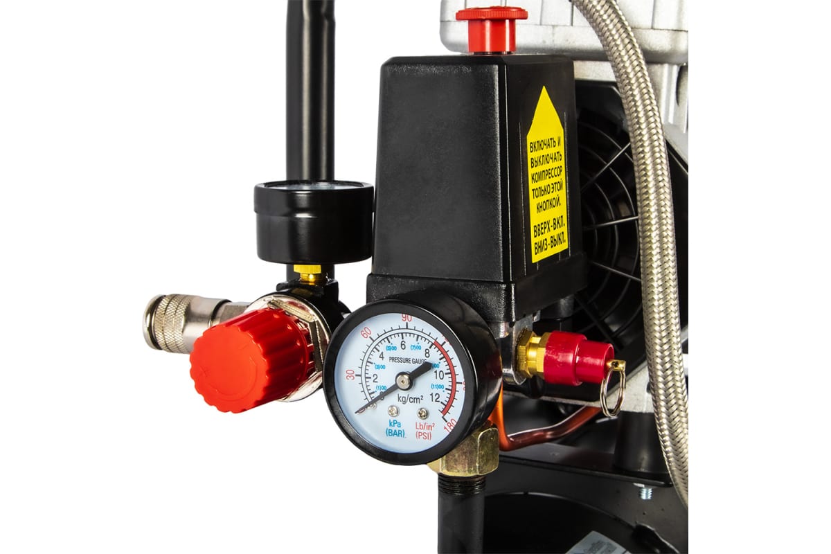 Компрессор поршневой безмасляный Quattro Elementi PACIFIC 8-160 9014351 STDN-0117513 - Вид №3