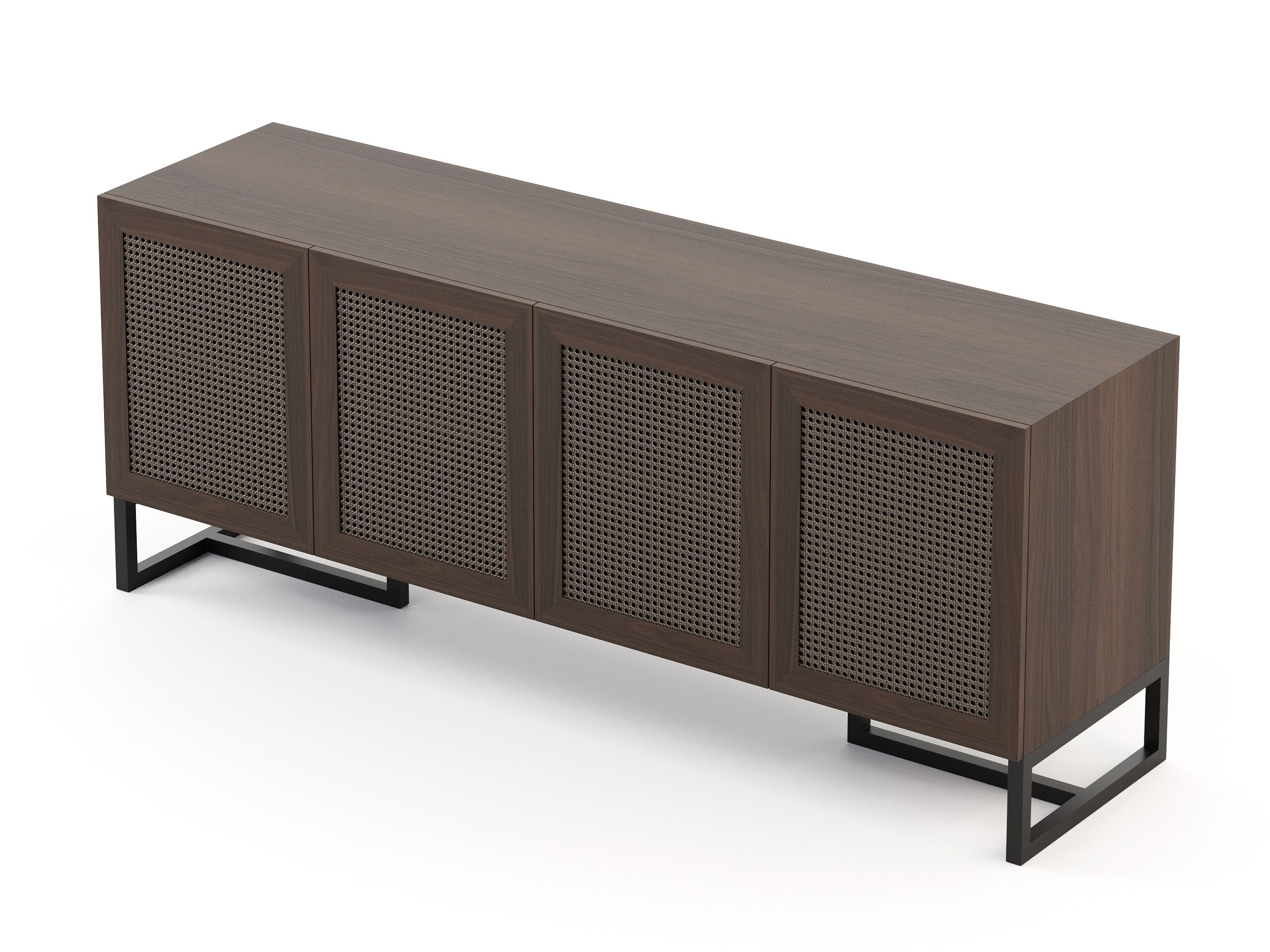 Шкаф из грецкого ореха с распашными дверями Stylish Club порт ARCH-00140305 - Вид №2