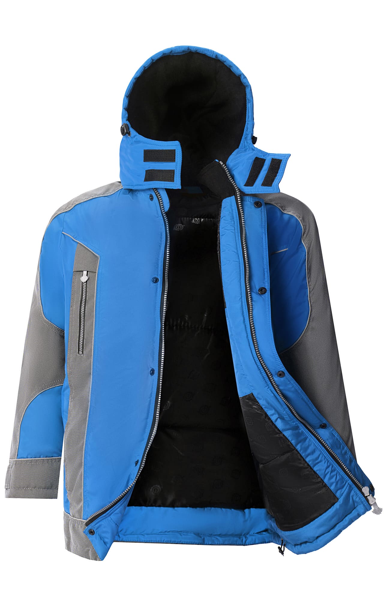 64787 Костюм "Ультра" зимний василек-черный  Зимняя спецодежда  размер 48-50/182-188  - Вид №4