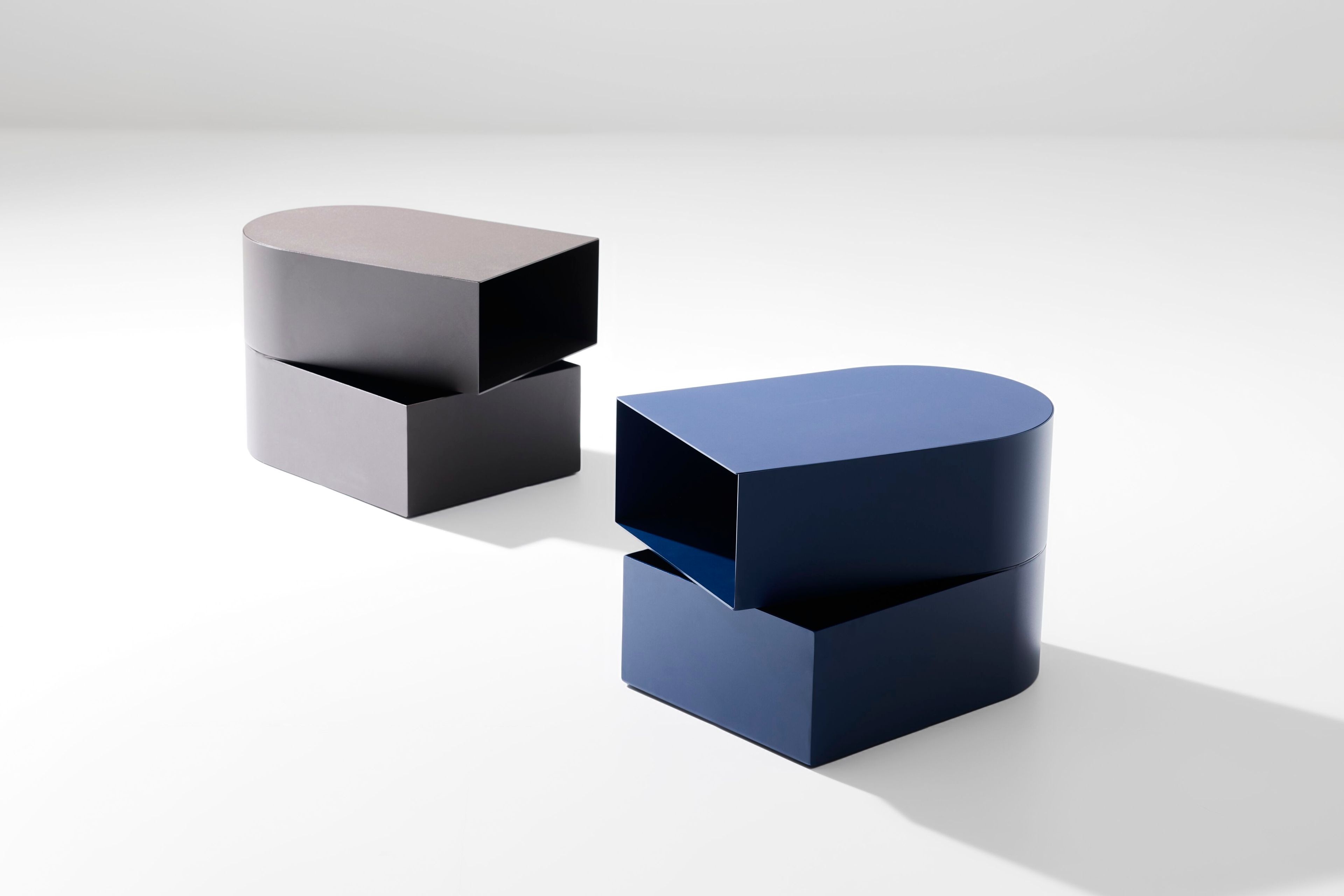 Металлическая прикроватная тумбочка / журнальный столик Bolzan ABSIDE ARCH-00086076 - Вид №3