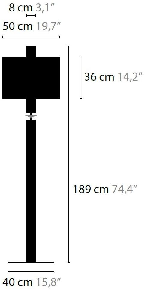 ILFARI Торшер прямого и отраженного света из металла с кристаллами Sunrise sun-id-1458660 - Вид №2