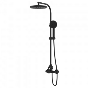 35465420 BASIC Черный смеситель для душа с колонкой Черный GRB MIXERS