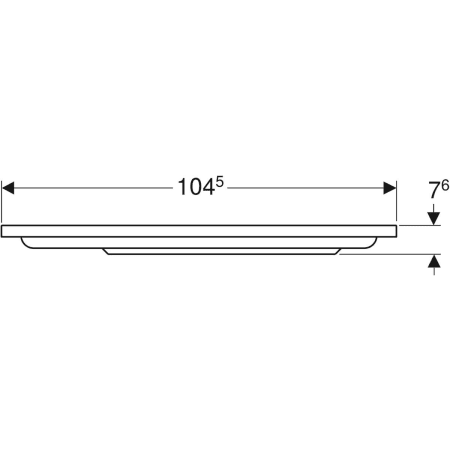 652210000 Угловой круглый душевой поддон Geberit Renova Geberit  - Вид №11