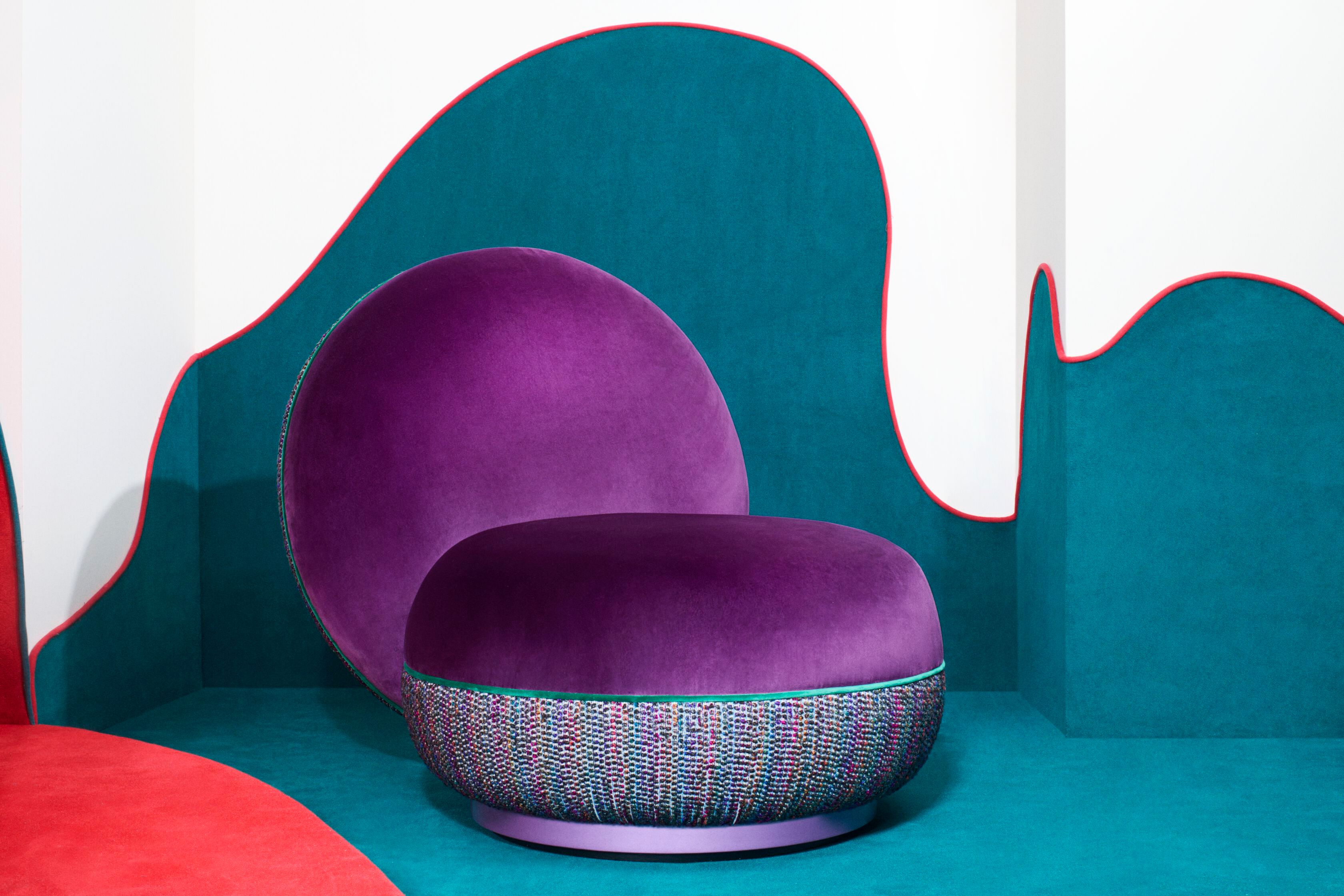 Бархатное кресло Paolo Nesi TIAMO ARCH-00118145 - Вид №5