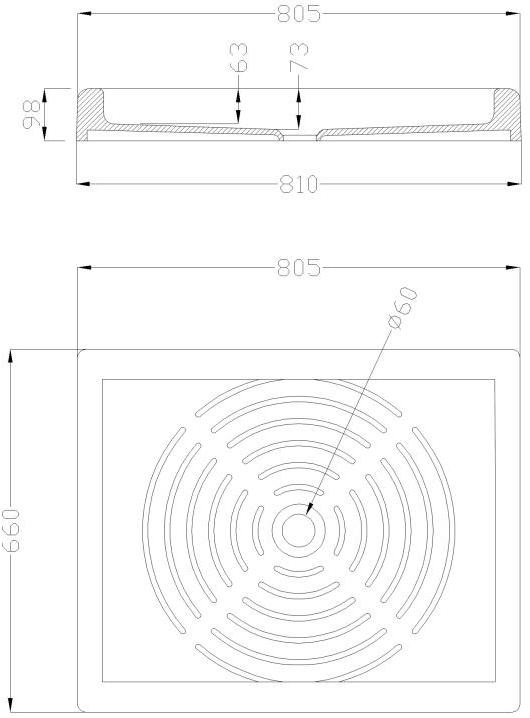Ponte Giulio Поддон из фарфора прямоугольной формы Standard B41cps01 / b41cps02 - Вид №1