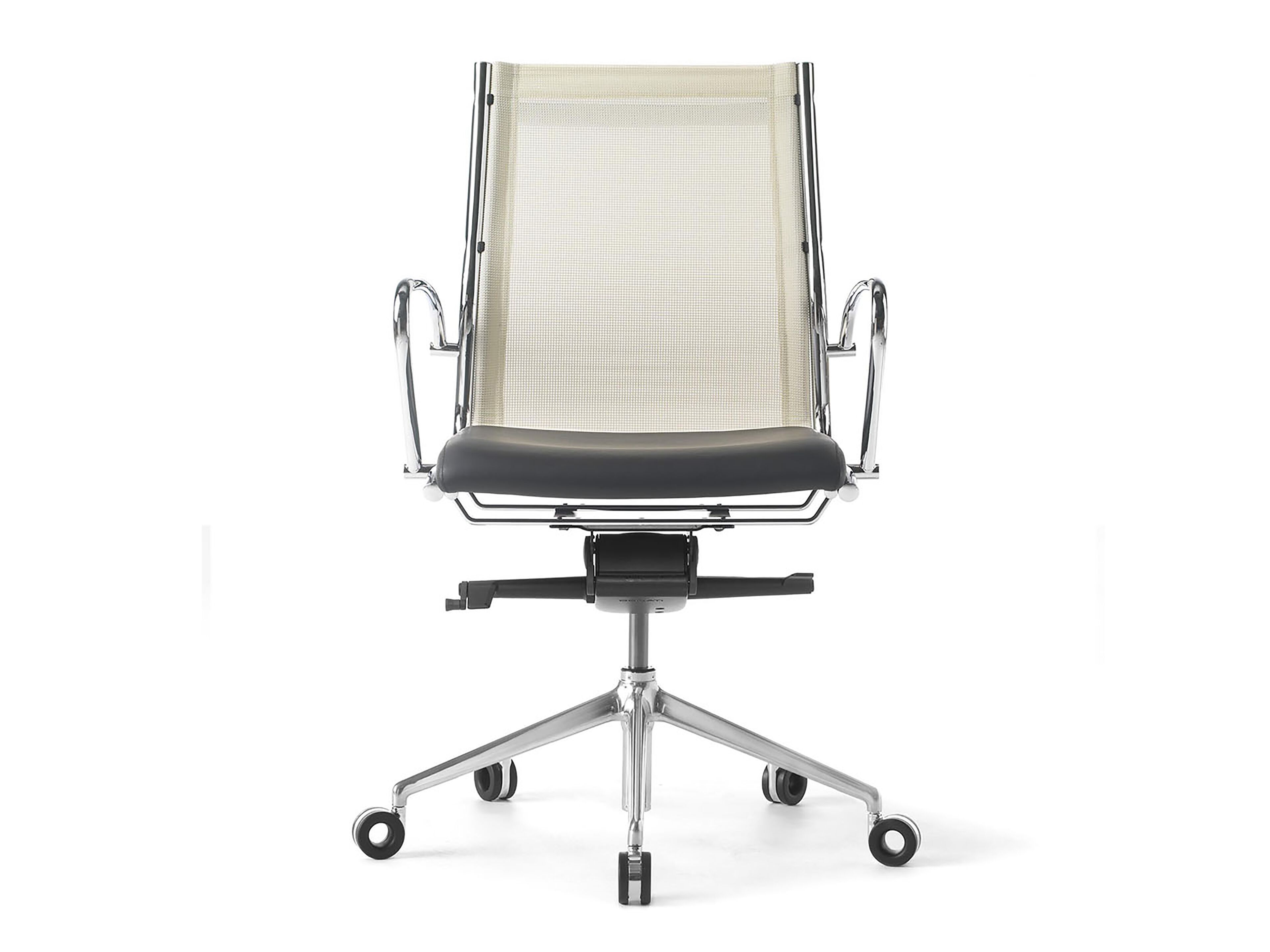 Офисное кресло с сетчатой спинкой и кожаным мягким сиденьем SITIA Гавана ARCH-00139894 - Вид №4