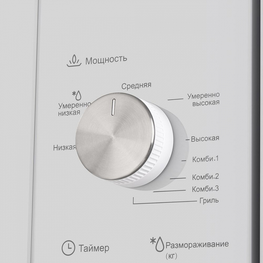MBMO.20.2PGW Печь микроволновая электрич./ • тип: встраиваемая • объем, л: 20 • ширина, мм: 600 • управление: механическое • входная мощность в режиме микроволн, вт: 1 250 • выходная мощность (микроволновая), вт: 800 • входная мощность в режиме гриля, вт: Santreyd  - Вид №4
