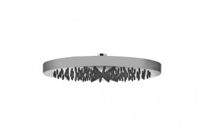 K073  Многофункциональный верхний душкруглая Ø 30 см настенный ограничитель потока воды до 14 л/мин при 3 бар система от известкового налета впуск 1/2'' обратный клапан Функции: Двойной дождь с 240 противоизвестковыми форсунками N.B. Условия, необходимые