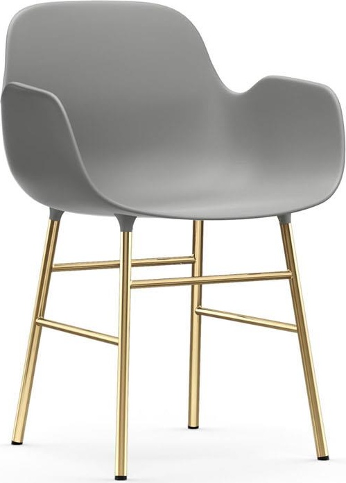 1400913 Кресло Brass Grey Normann Copenhagen Form