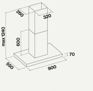 Falmec Настенная вытяжка из активированной углеродистой стали White sun-id-1390929 - Вид №3