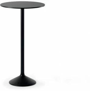 COLOS Круглый лакированный высокий стол Stato