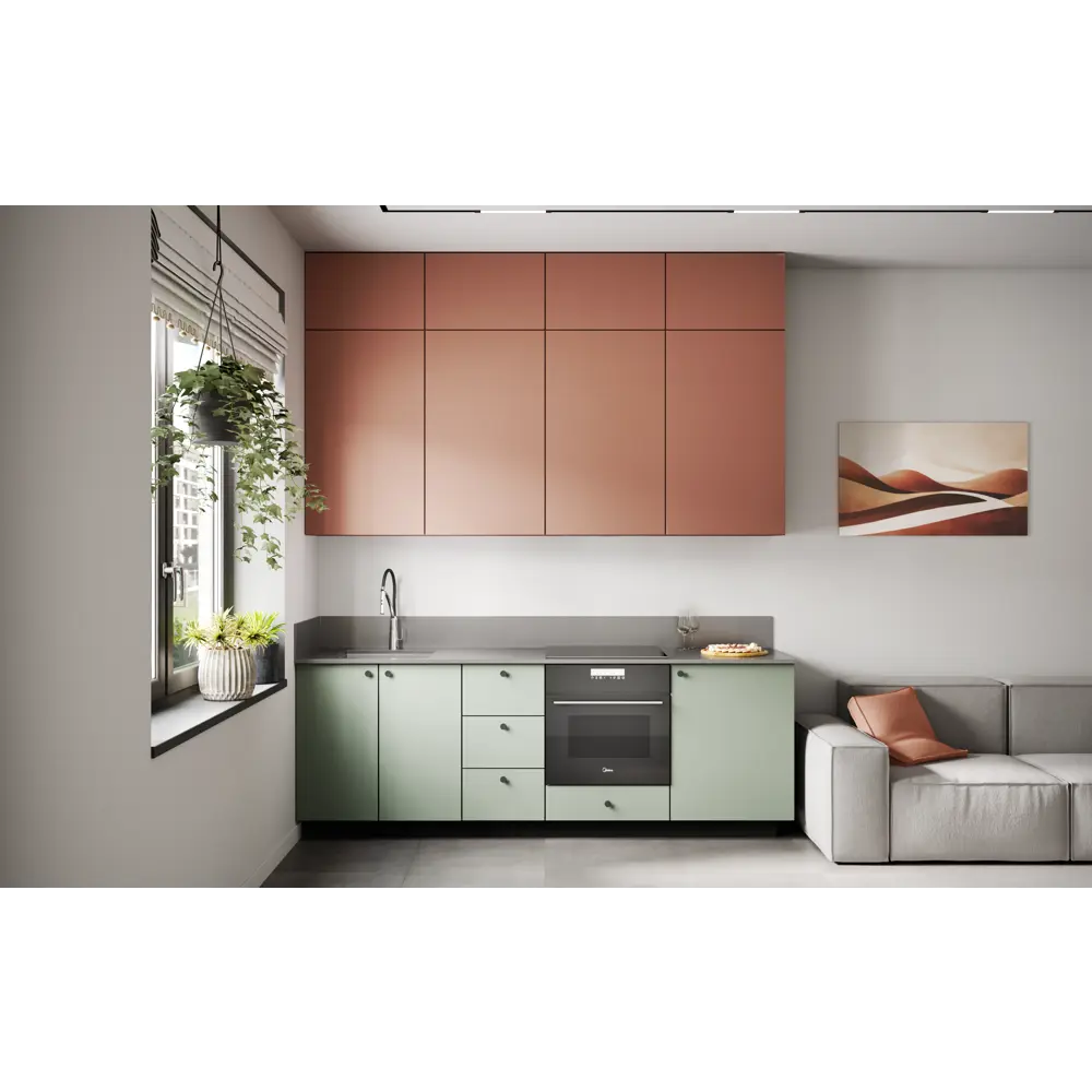 Угол Konsensa Тара для кухонного шкафа 4×76.5 см терракотовый МДФ 89385565 STLM-1407546 - Вид №4