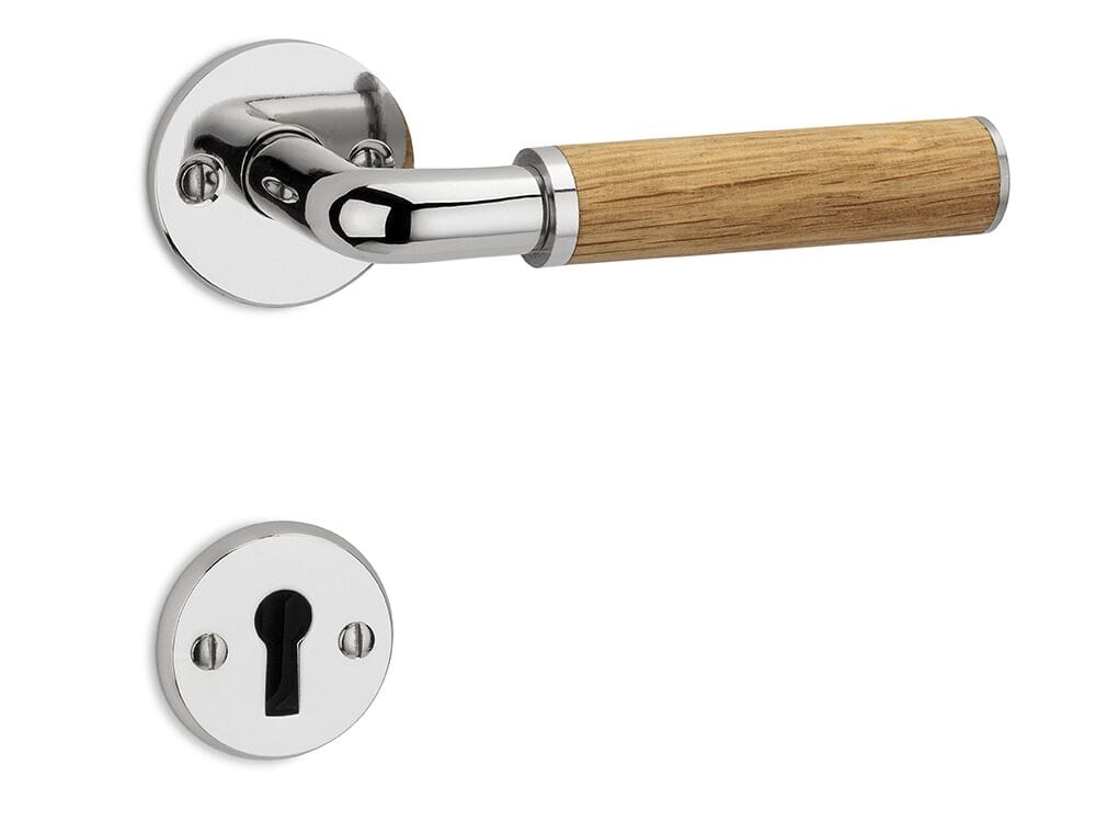 Дубовая ручка с насадкой на розетке THPG 101625/101628 ARCH-00039856 - Вид №1