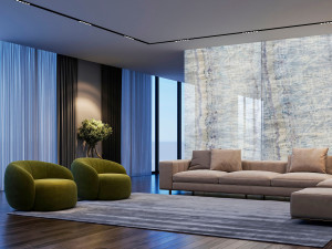 Декоративная стеклянная панель