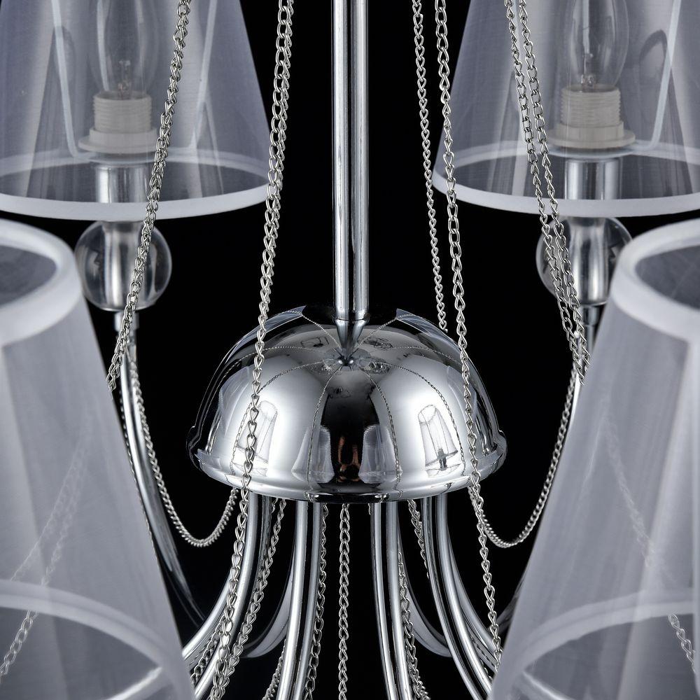 Подвесная люстра Freya Beverly FR5661-PL-08-CH FREYA ДИЗАЙНЕРСКИЕ, BEVERLY 186725 Хром  - Вид №3