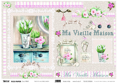 101 бумага рисовая Mini Rice Paper 35 x 50 98969 / TD To-Do 