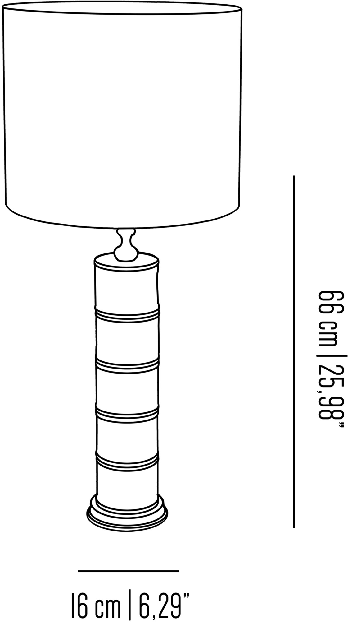 Il Bronzetto Настольная лампа из латуни Timeless Urb41 - Вид №1