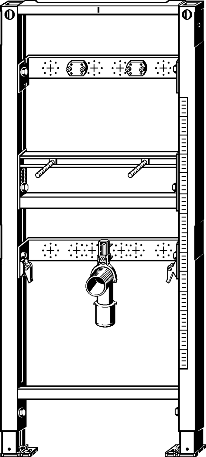 Системная техника  Prevista Dry  Элементы для умывальников VIEGA 776 220 Модель 8540 Santreyd  - Вид №1