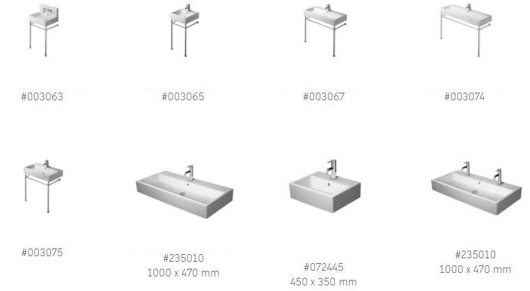 Напольная раковина стоящая овальная Duravit Vero Air sun-id-1486882 - Вид №2