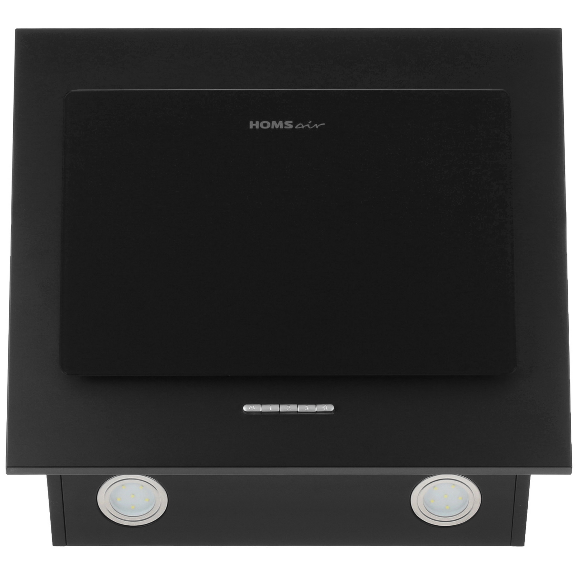 8160055 Вытяжка наклонная HOMSair BELL 50 черный/черный STDN-0100552 - Вид №1