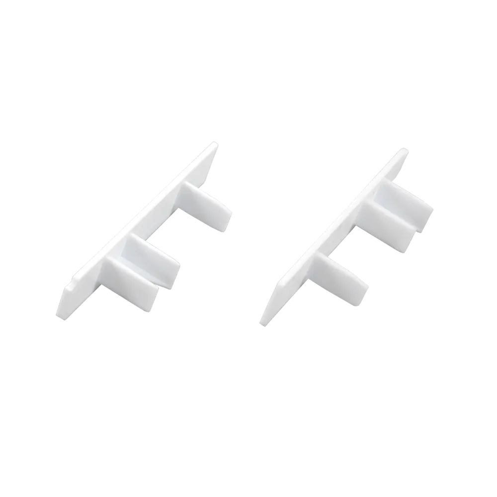 Заглушка торцевая INSPIRE для карнизов - белый ПВХ, 2 шт 87768888 STLM-0825706