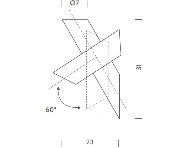 Регулируемая алюминиевая настенная лампа NEMO Tubes ARCH-00057987 - Вид №2