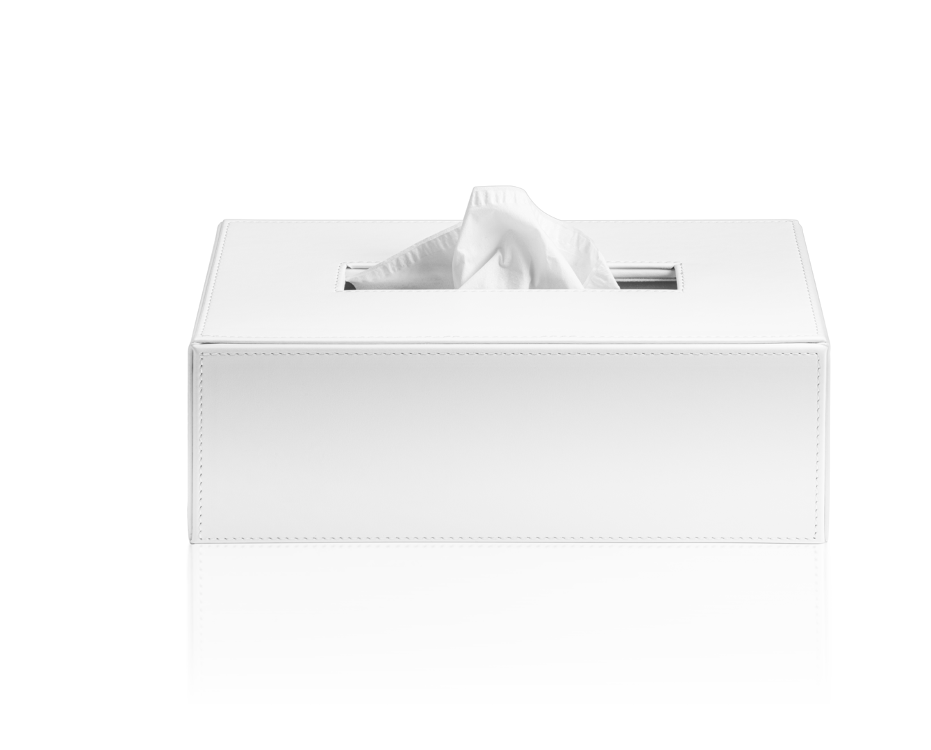 Салфетница KB 40 DECOR WALTHER Имитация кожи белая 839950  - Вид №6