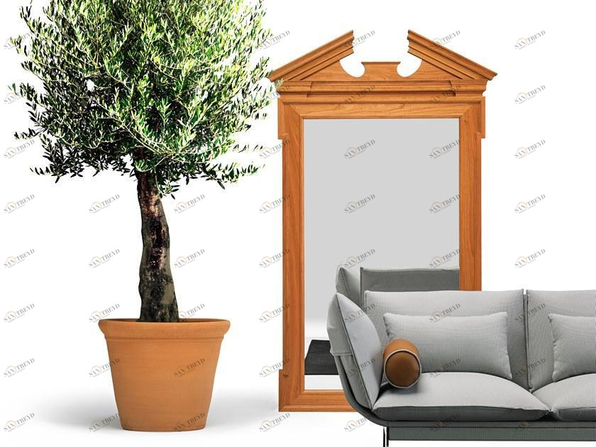 José Martínez Medina Прямоугольное зеркало вишни Blacktone sun-id-1457995