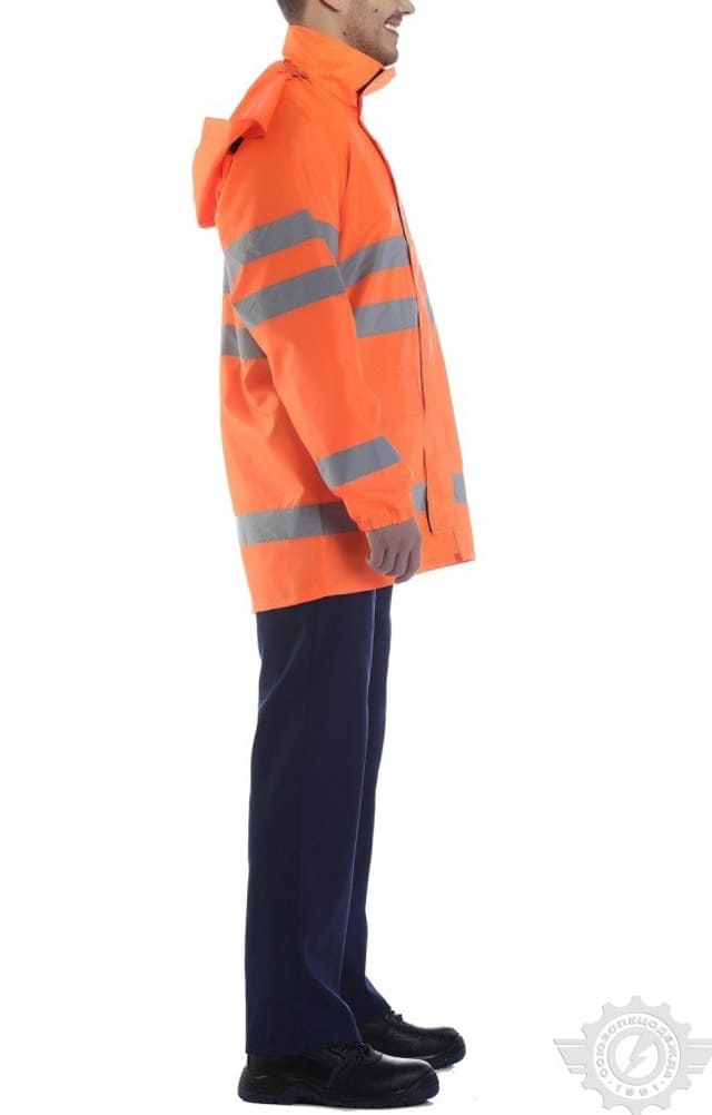 5029700 Куртка-ветровка с СОП оранжевая  Распродажа спецодежды  размер 48-50/170-176 Спецодежда  - Вид №2