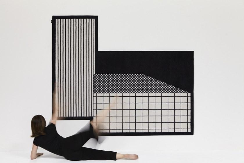 Antonio Lupi Design Бархатный коврик с геометрическими мотивами Tramato Tr653 Antoniolupi  - Вид №1