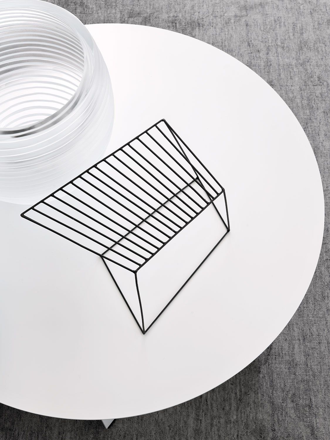 Круглый металлический журнальный столик Flou Pierre ARCH-00127357 - Вид №5