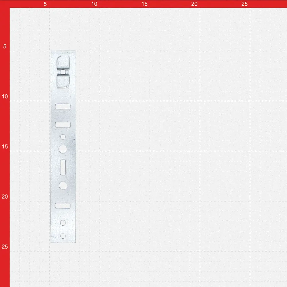 Santreyd Анкерная пластина оцинкованная 190x25x1.2 мм для надежного крепления 85240256 STLM-1009864 - Вид №3