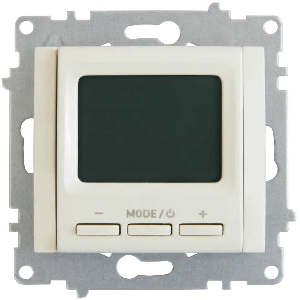 Терморегулятор Equation для систем отопления в бежевом цвете 18877521 STLM-0013378