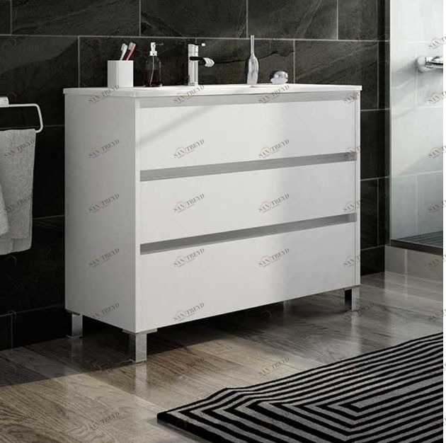 Avila Dos Тумба на ножках с раковиной PLUS 100 Color 4 Carmen CARMEN ESSENTIALS 2407710HANDLEFREE0120383