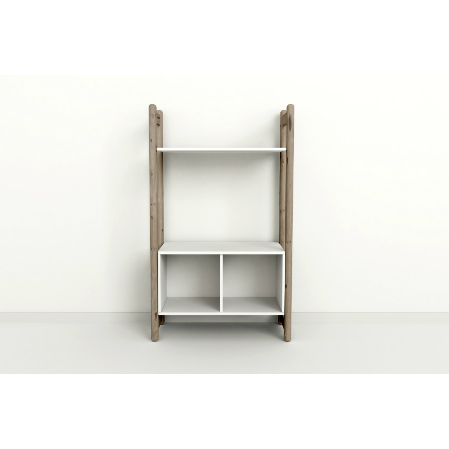 Гарнитур Midi A, 1 полка и 1 книжный шкаф, коричневый Flexa 812650114 - Вид №1