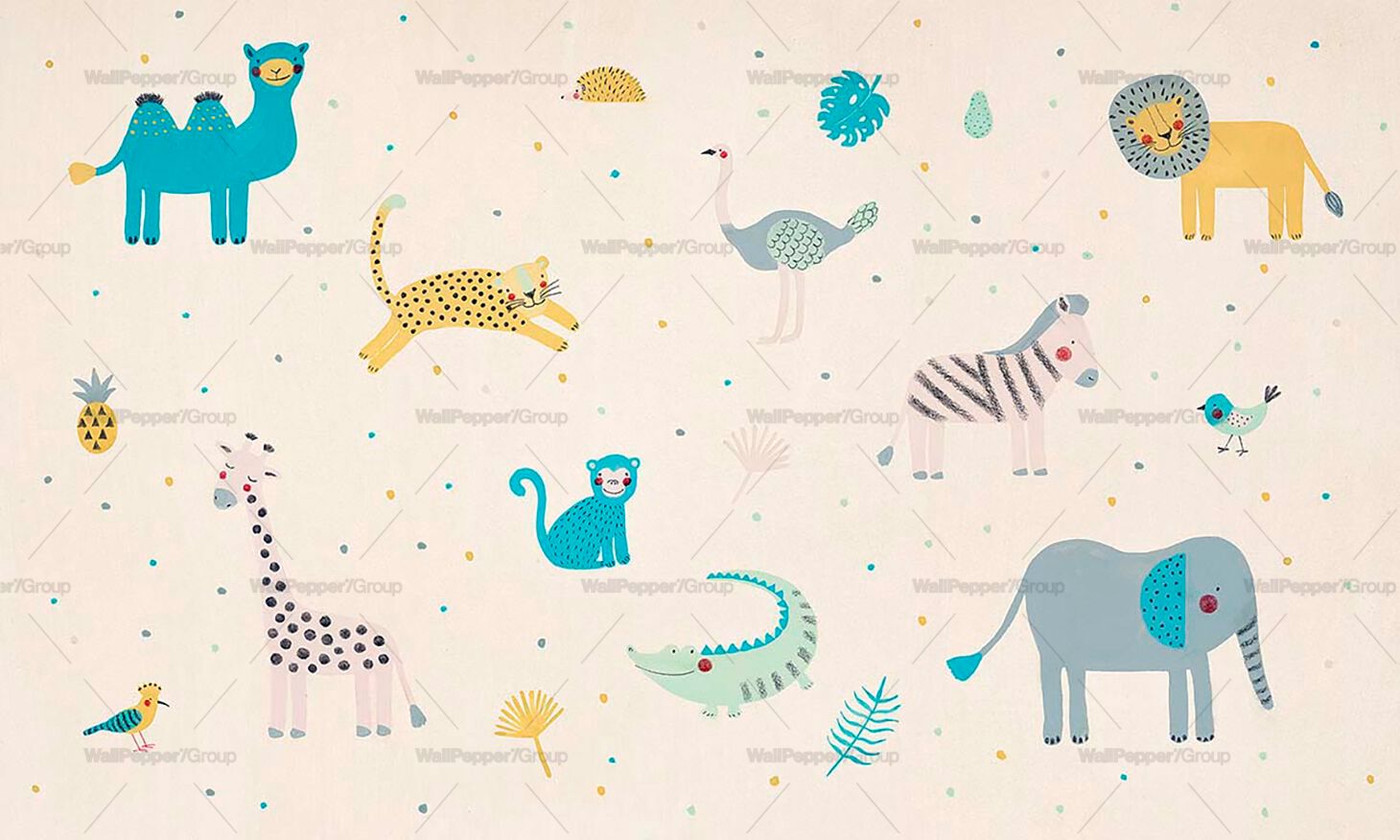 Нестареющие обои, ПВХ бесплатно, экологически чистые, моющиеся WallPepper NAIVE ARCH-00152017 - Вид №2