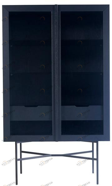 more Лакированная витрина из дерева и стекла Harri sun-id-1434140