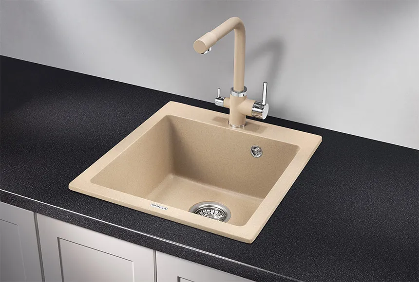 4651, ПЕСОК, кухонная мойка, кварц GRANULA 4651-ST94