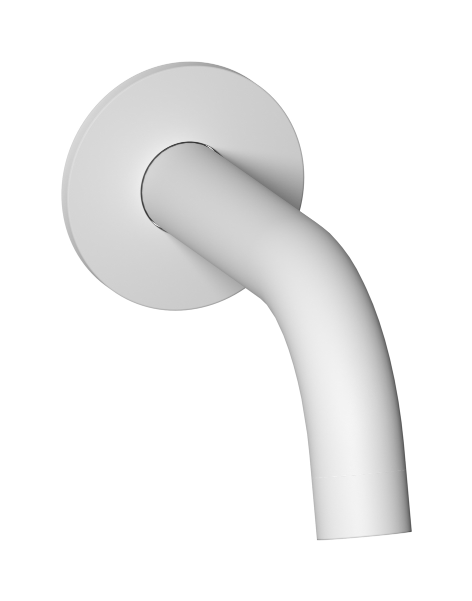Настенный излив для ванны WE ARE IB mt327bo_23 Matt White MilanoTorino 