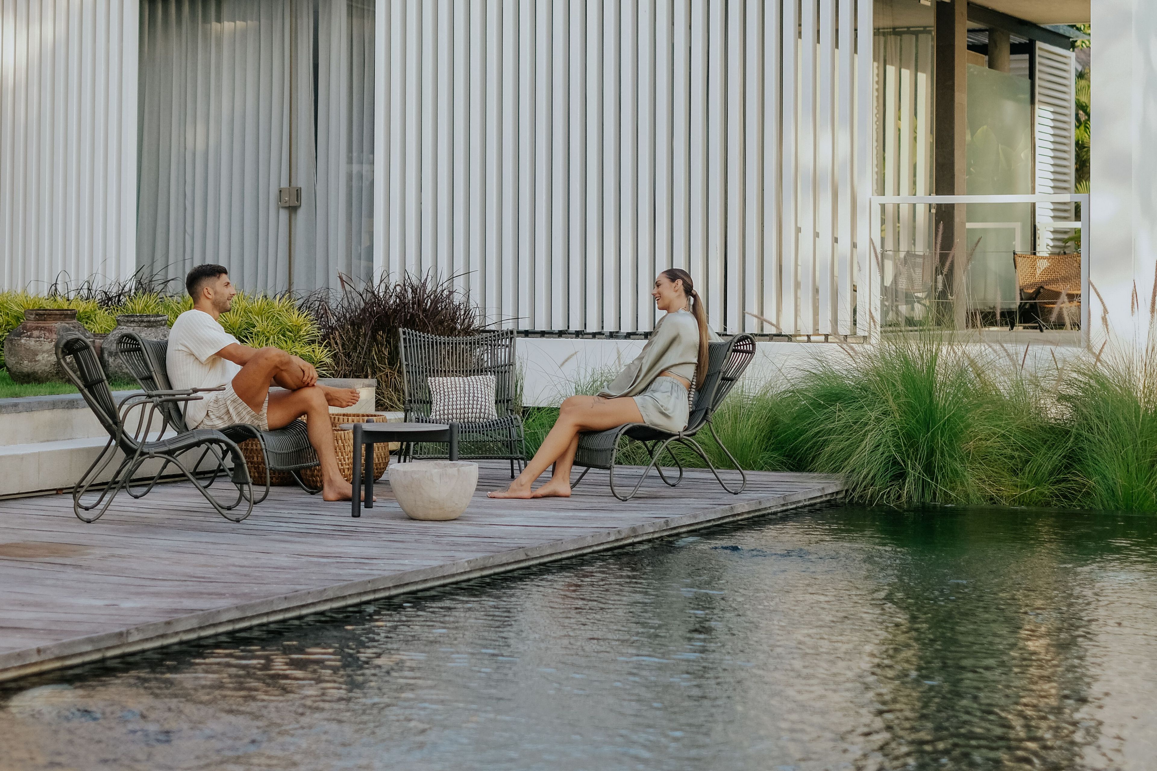 Синтетическое волокно садовое кресло с подлокотниками cbdesign Continuum ARCH-00069100 - Вид №7