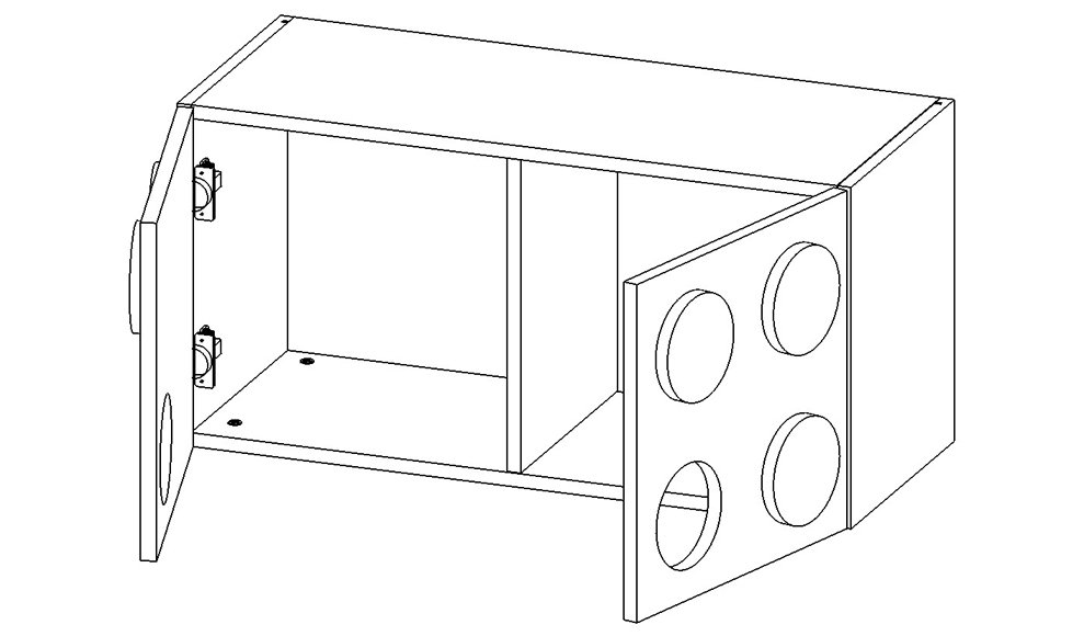 Полка детская навесная горизонтальная "Леголенд" МАНДАРИН ЛЕГОЛЕНД 179560 Белый;розовый Santreyd  - Вид №4