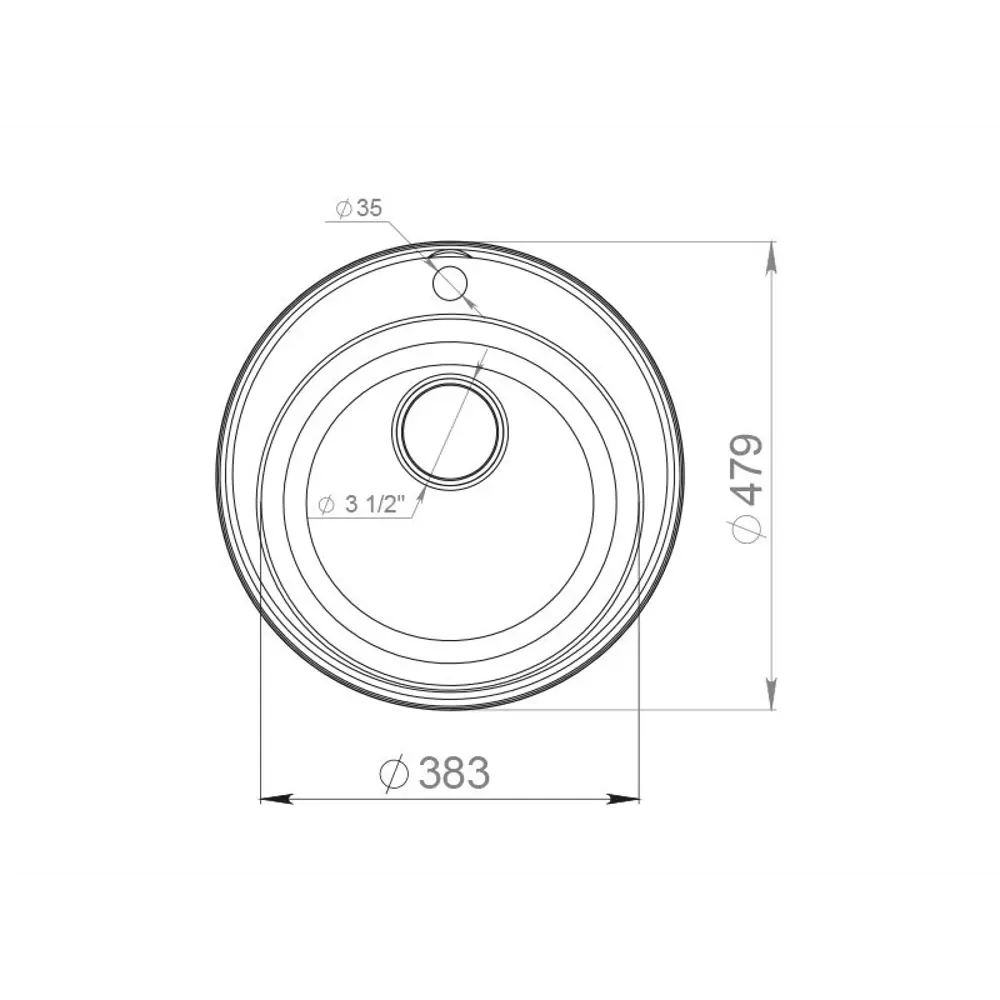 Кухонная мойка GRANFEST Quarz GF-08 белая кварцевая 85226448 STLM-0060141 - Вид №8