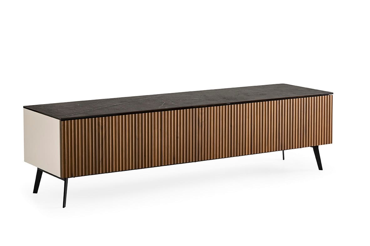 Низкий деревянный шкаф для телевизора с распашными дверцами Calligaris Universal ARCH-00034119 - Вид №4